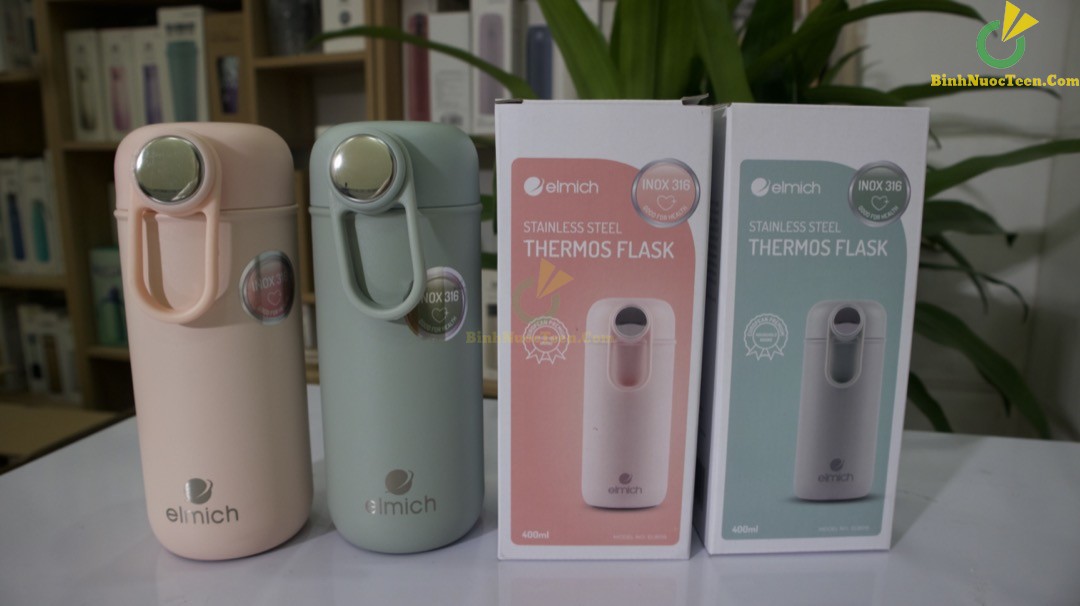 Bình Giữ Nhiệt Elmich 400ml Inox 316 EL8018 1