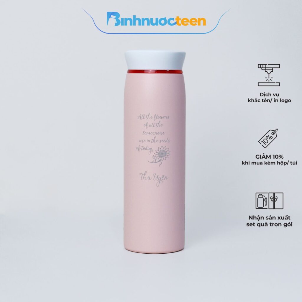 Bình Giữ Nhiệt LocknLock 460ml Feather Light Ring LHC4244