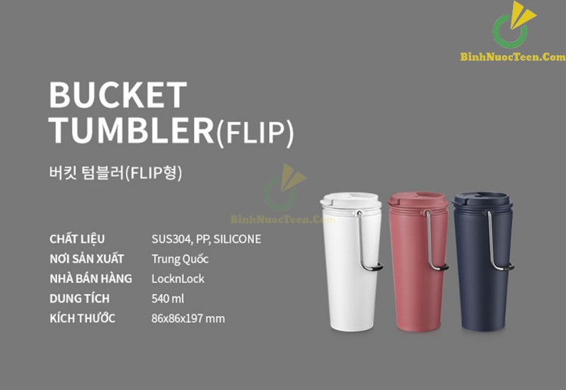 Bình Giữ Nhiệt Locknlock Bucket Tumbler LHC4269 15