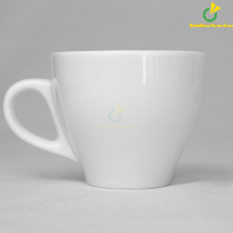 Bộ Ly Sứ Trắng Espresso 2 LS120 In Logo Theo Yêu Cầu