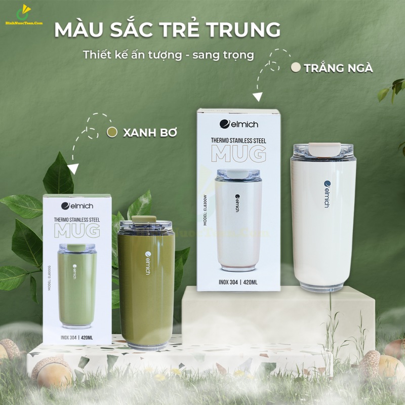 Cốc giữ nhiệt Elmich EL8300 420ml 3