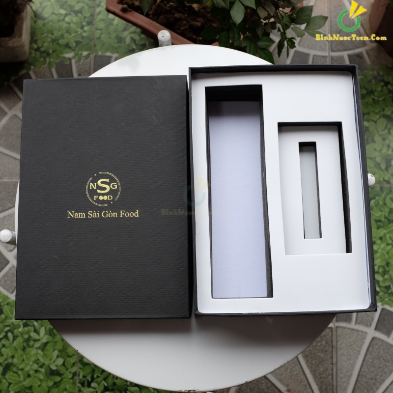 Hộp Âm Dương Đựng Bình Giữ Nhiệt Và Sạc Dự Phòng HAD12 9