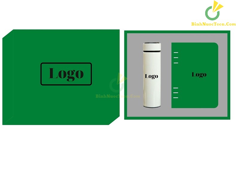 Hộp Âm Dương Đựng Set Bình Giữ Nhiệt Và Sổ Tay In Logo HAD08 11