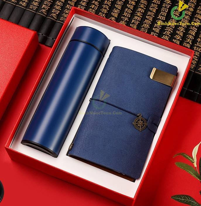 Hộp Âm Dương Đựng Set Bình Giữ Nhiệt Và Sổ Tay In Logo HAD08 10