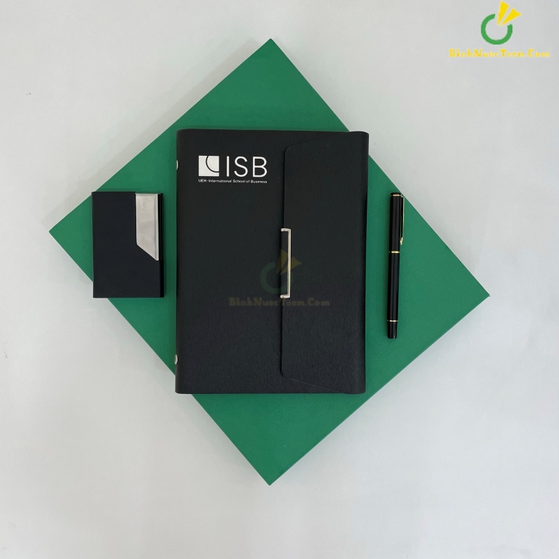 Hộp Âm Dương Đựng Sổ + Bút + Namecard HAD13 In Logo 1