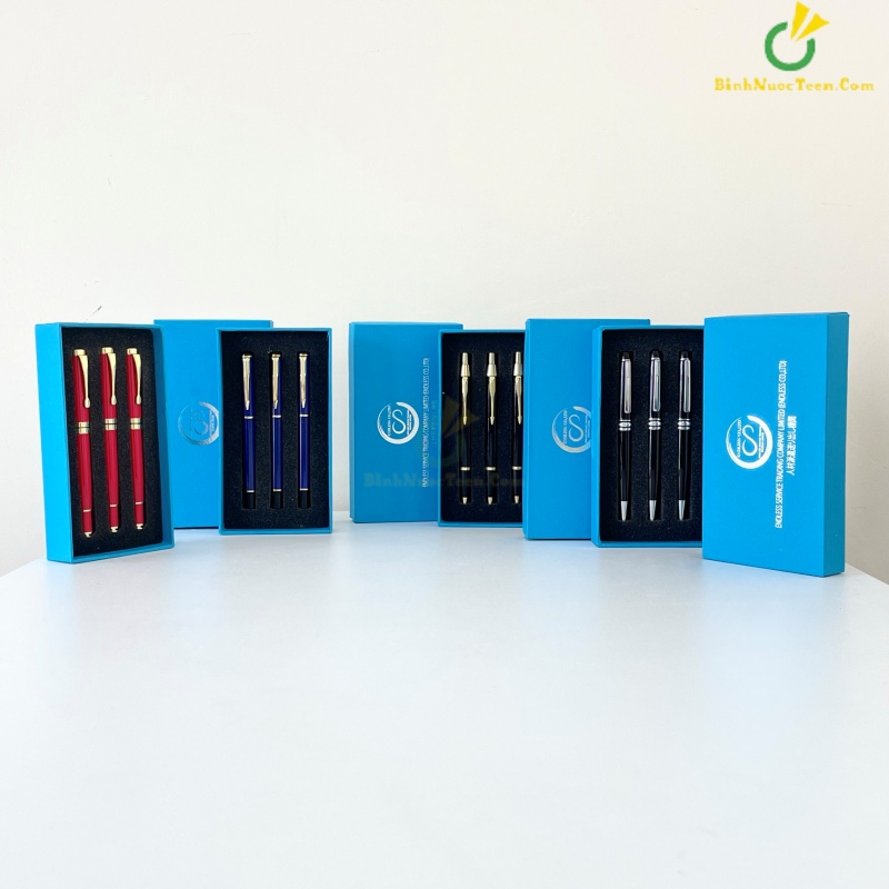 Hộp Âm Dương HAD18 Đựng 3 Bút In Logo Quà Tặng 6