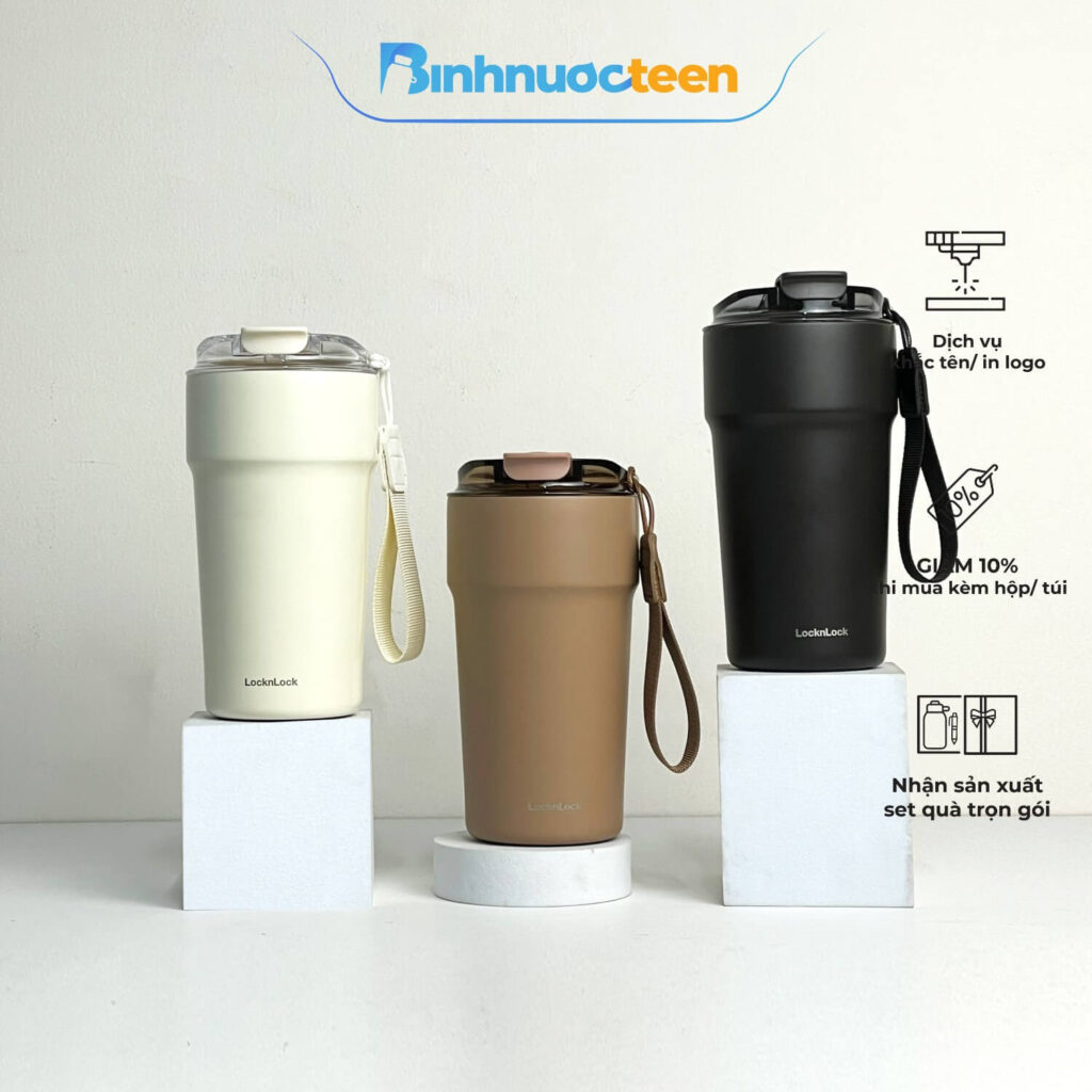 Ly Giữ Nhiệt LocknLock 500ml Metro Cafe Tumbler LHC4357
