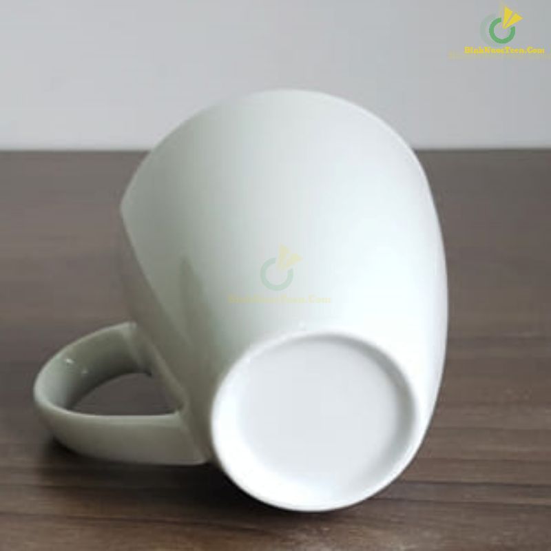 Ly Sứ Bát Tràng Trắng Thóp S3 LS106 In Logo Theo Yêu Cầu