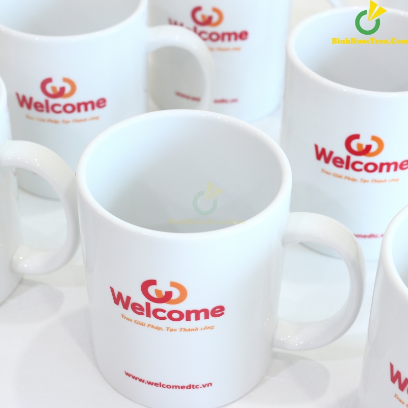 Ly Sứ Minh Long Jasmine Trắng 0.36L 153613000 In Logo