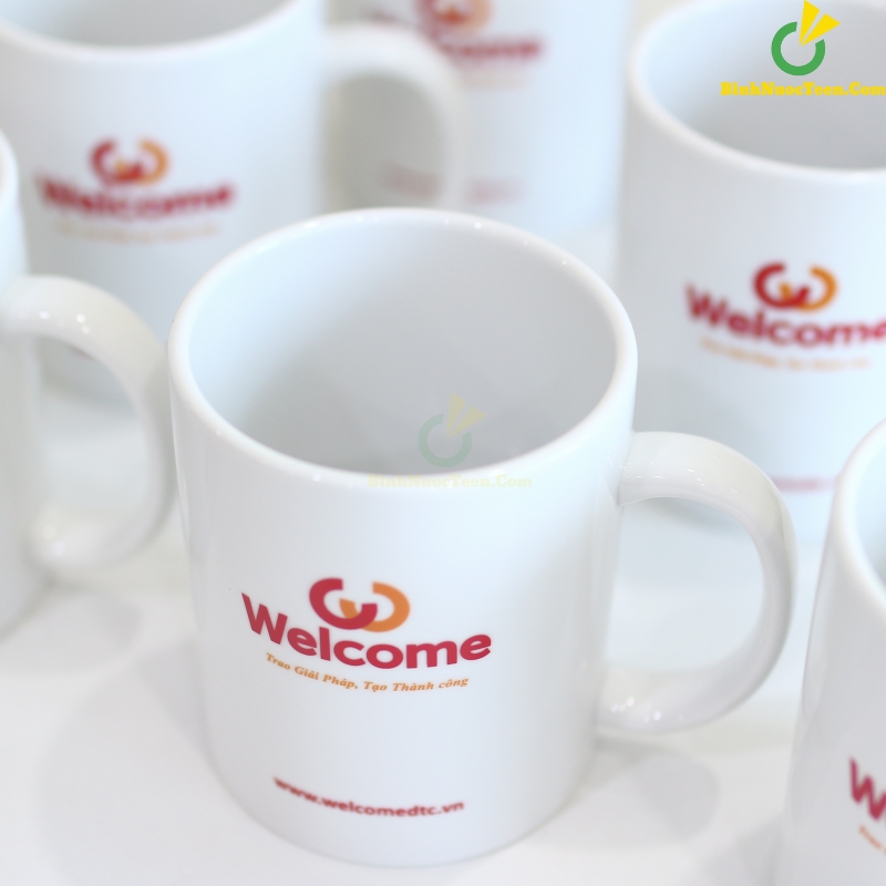 Ly Sứ Minh Long Jasmine Trắng 0.36L 153613000 In Logo
