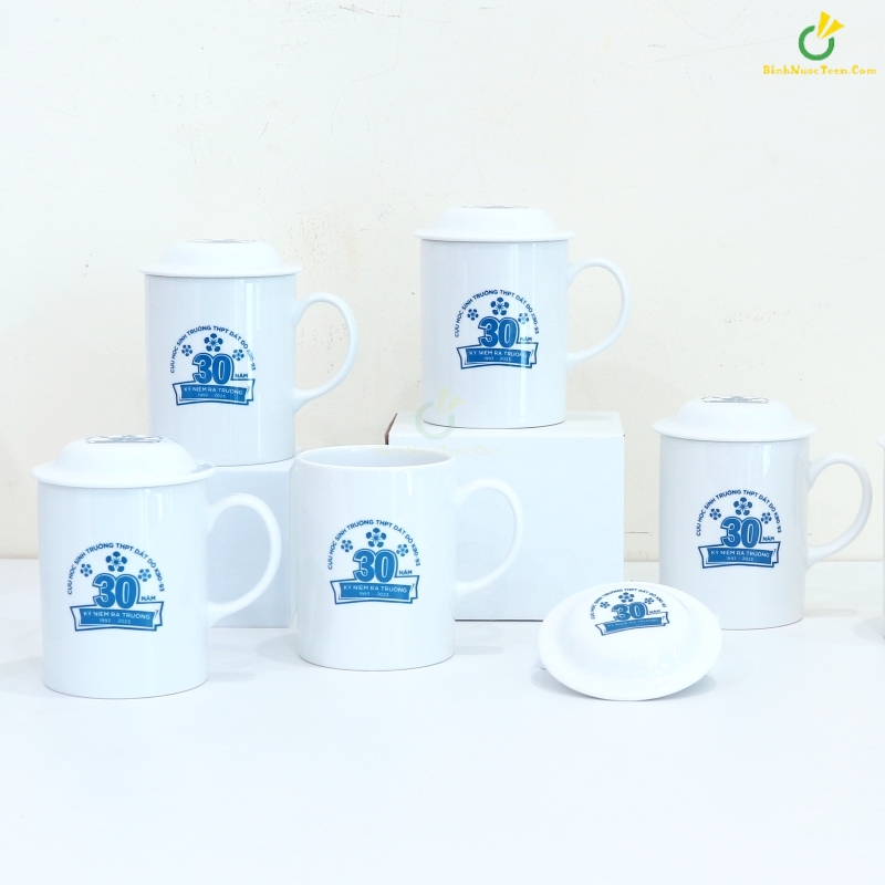 Ly Sứ Minh Long Jasmine Trắng 0.30 L 153004000 In Logo
