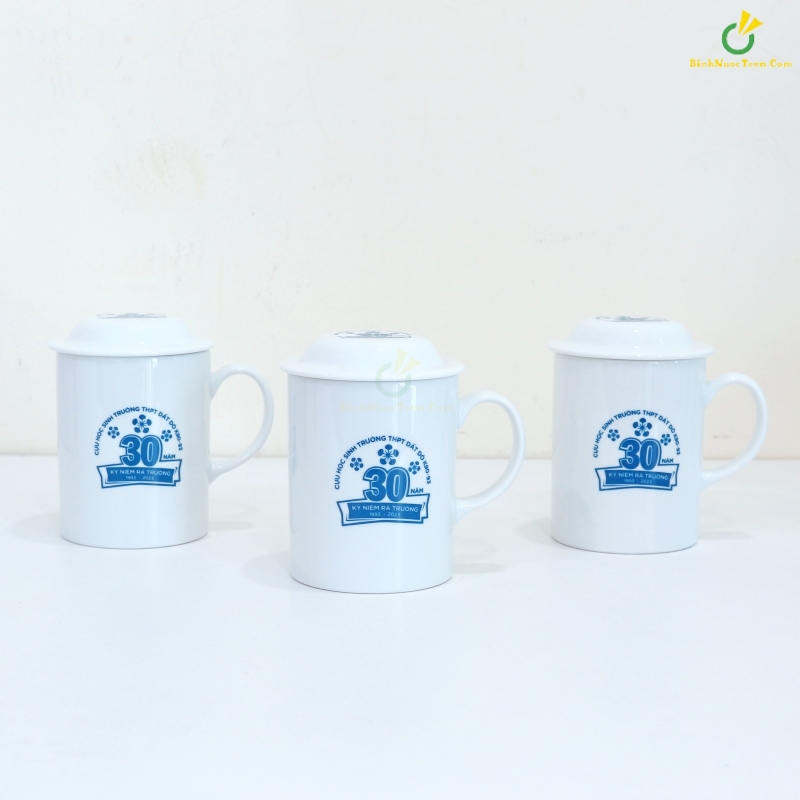 Ly Sứ Minh Long Jasmine Trắng 0.30 L 153004000 In Logo