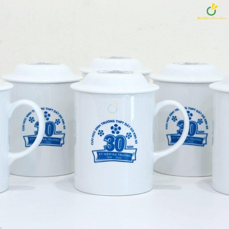 Ly Sứ Minh Long Jasmine Trắng 0.30 L 153004000 In Logo