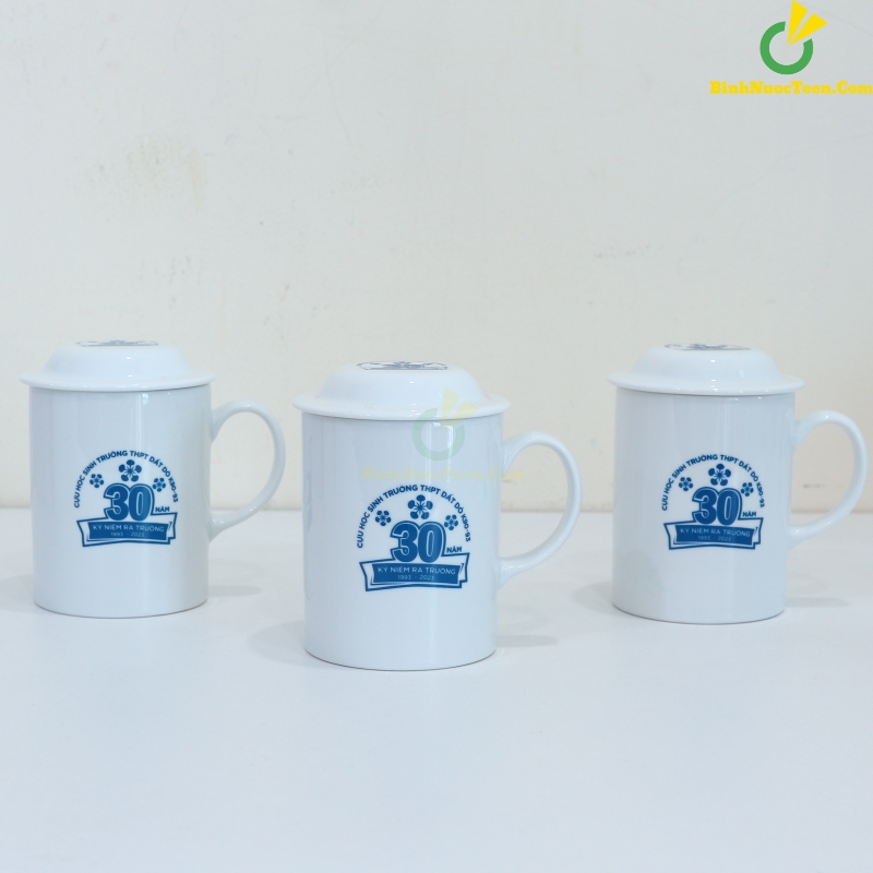 Ly Sứ Minh Long Jasmine Trắng 0.30 L 153004000 In Logo