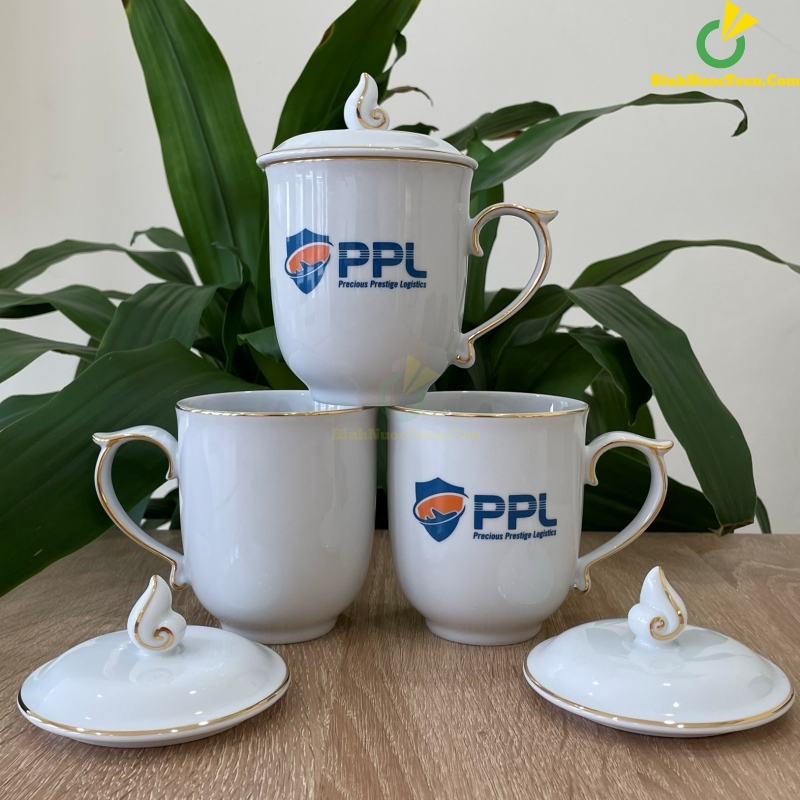 Ly Sứ Minh Long Mẫu Đơn IFP Chỉ Vàng 0.30 L 153009014