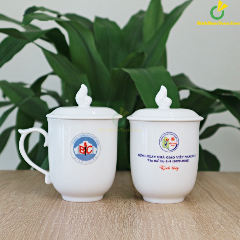 Ly Sứ Minh Long Mẫu Đơn Trắng 0.30 L 153009000