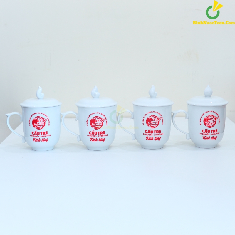 Ly Sứ Minh Long Mẫu Đơn Trắng 0.30 L 153009000