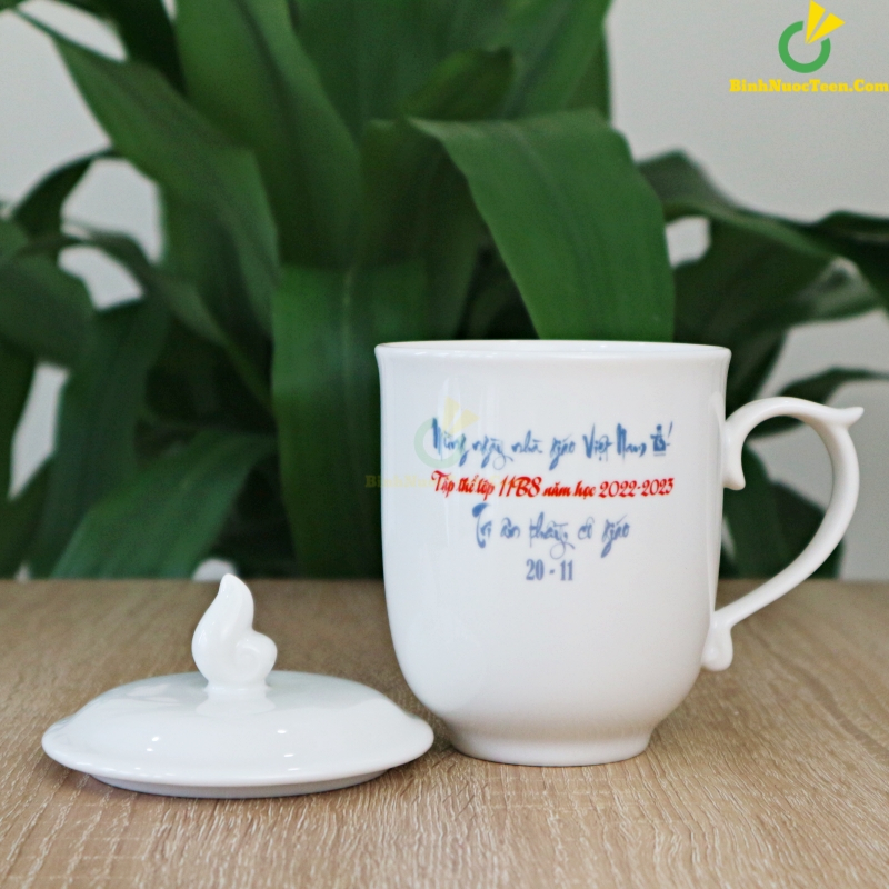 Ly Sứ Minh Long Mẫu Đơn Trắng 0.30 L 153009000