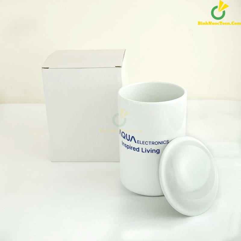 Ly Sứ Minh Long Quai Tròn Jasmine Trắng 0.52 L155216000