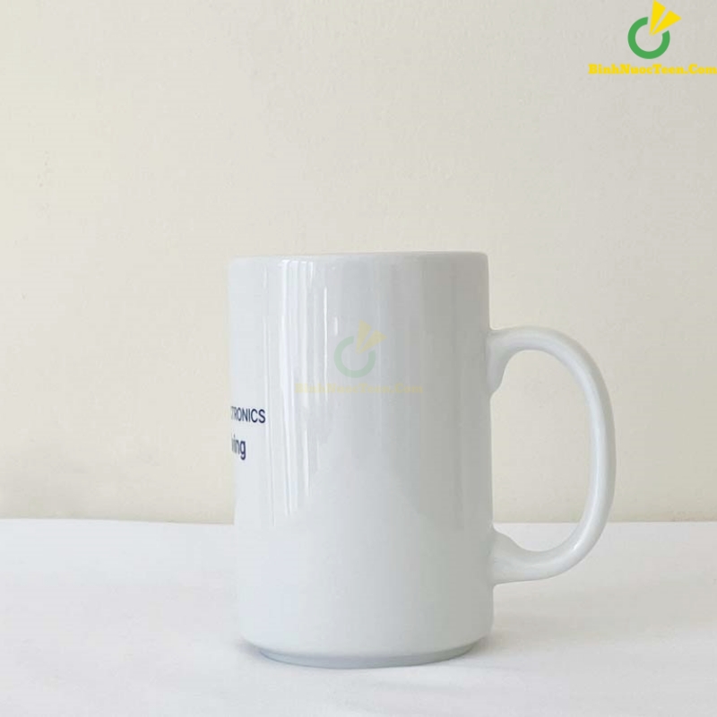 Ly Sứ Minh Long Quai Tròn Jasmine Trắng 0.52 L155216000