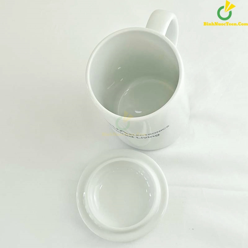 Ly Sứ Minh Long Quai Tròn Jasmine Trắng 0.52 L155216000