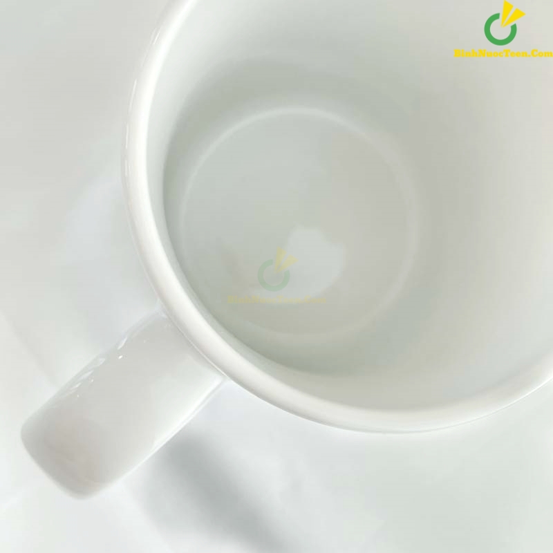 Ly Sứ Minh Long Quai Tròn Jasmine Trắng 0.52 L155216000