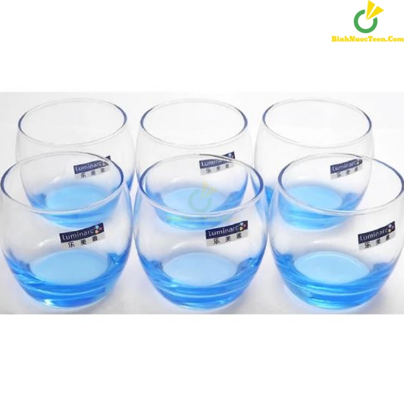 Ly Thủy Tinh Luminarc Salto Ice Blue J1584 - (320ml) In Logo