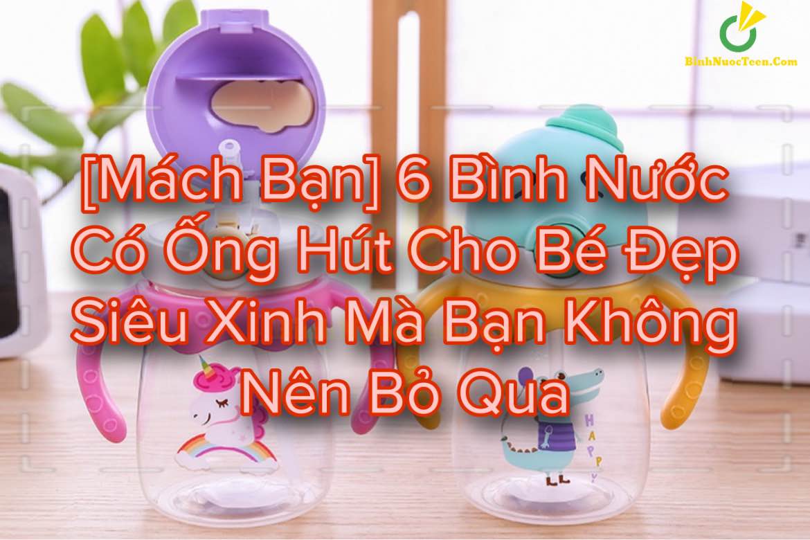 [Mách Bạn] 6 Bình Nước Có Ống Hút Cho Bé Đẹp Siêu Xinh Mà Bạn Không Nên Bỏ Qua 1
