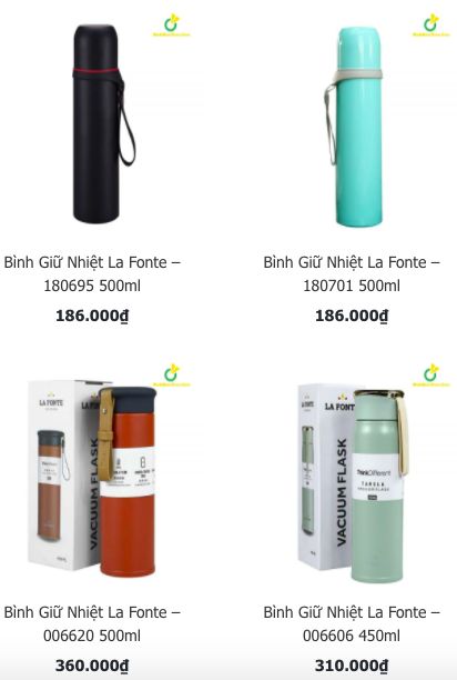 bình giữ nhiệt la fonte quà tặng