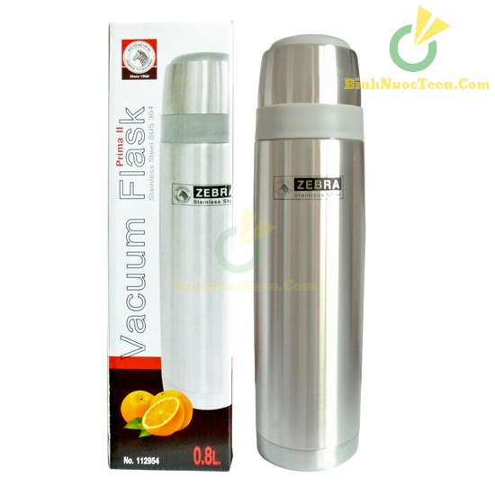 Bình Giữ Nhiệt Zebra 800ml Prima Zebra - 112954 