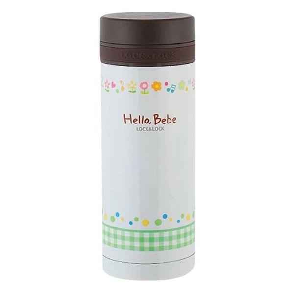 Bình Giữ Nhiệt LocknLock Hello Bebe Check Ribbon HBB317 - Màu Ngẫu Nhiên (350ml)