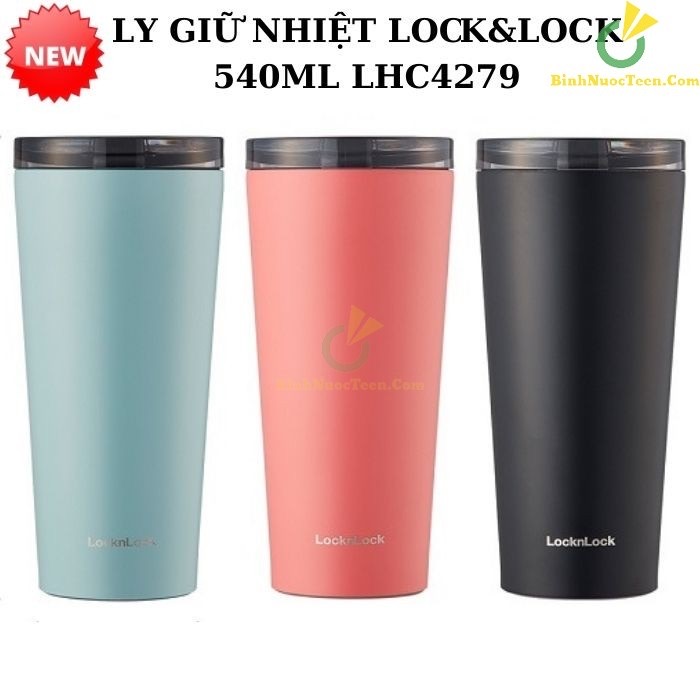 Ly Giữ Nhiệt Lock&Lock 540ml LHC4279 New Clip Tumbler