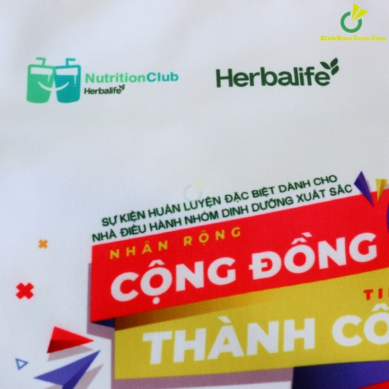 Túi Vải Canvas Có Quai Xách TVC01-11 In Logo Herbalife 5