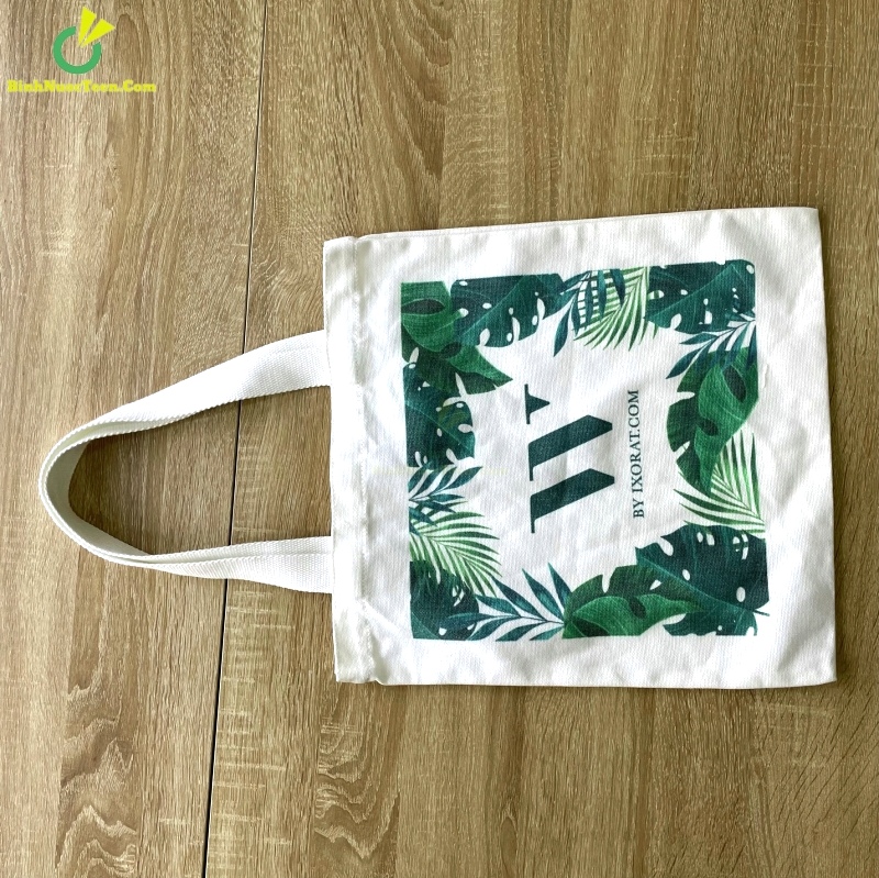 Túi Vải Canvas Có Quai Xách TVC01-2 In Logo BY IXORAT.COM 8