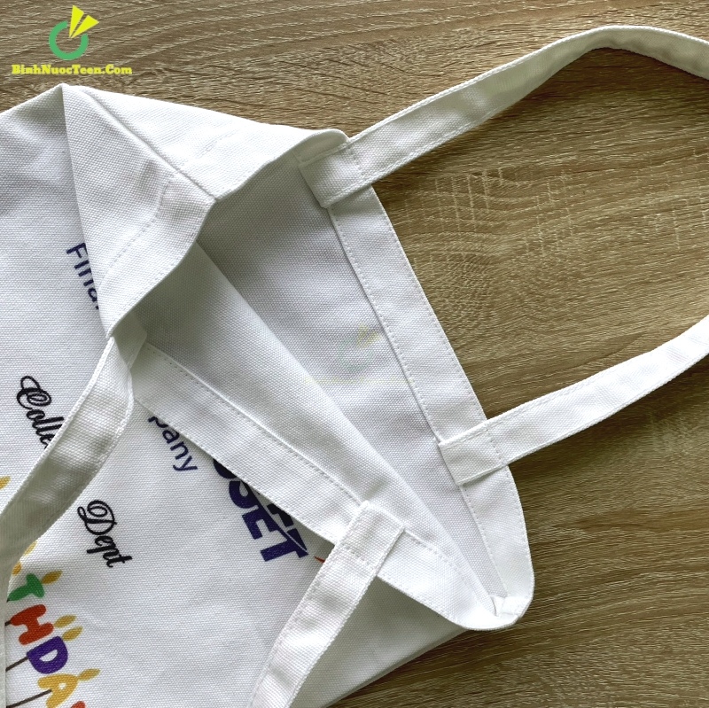 Túi Vải Canvas Có Quai Xách TVC01-7 In Logo MIRAE ASSET 11