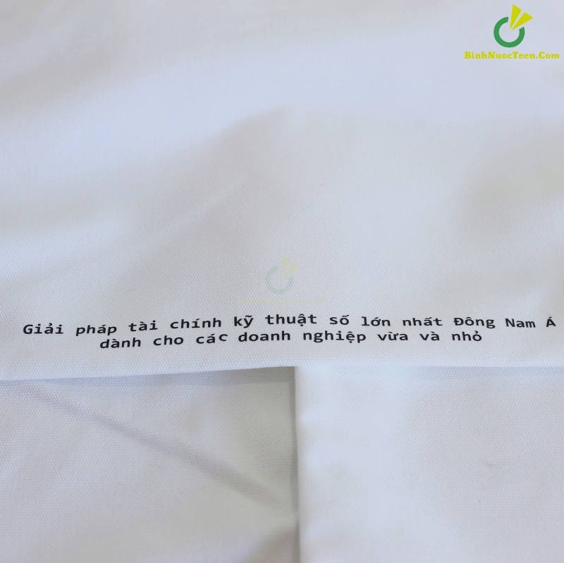 Túi Vải Canvas Có Quai Xách TVC01-8 In Logo Funding Societies 5