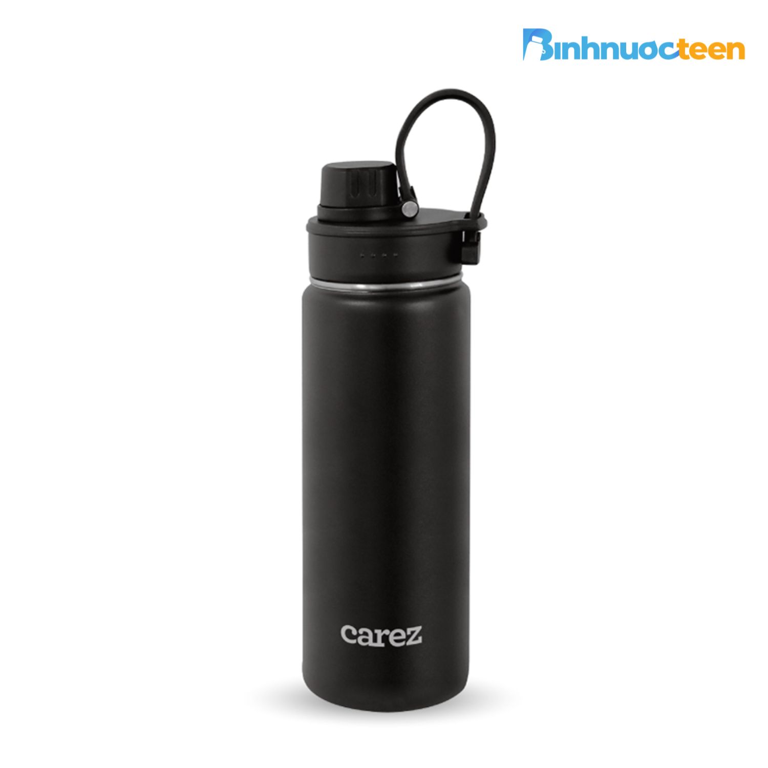 Bình nước giữ nhiệt Carez khắc logo, khắc tên theo yêu cầu