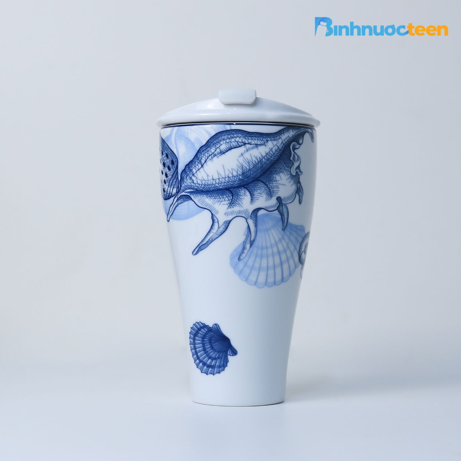 Ly sứ Minh Long in logo, quà tặng doanh nghiệp cao cấp