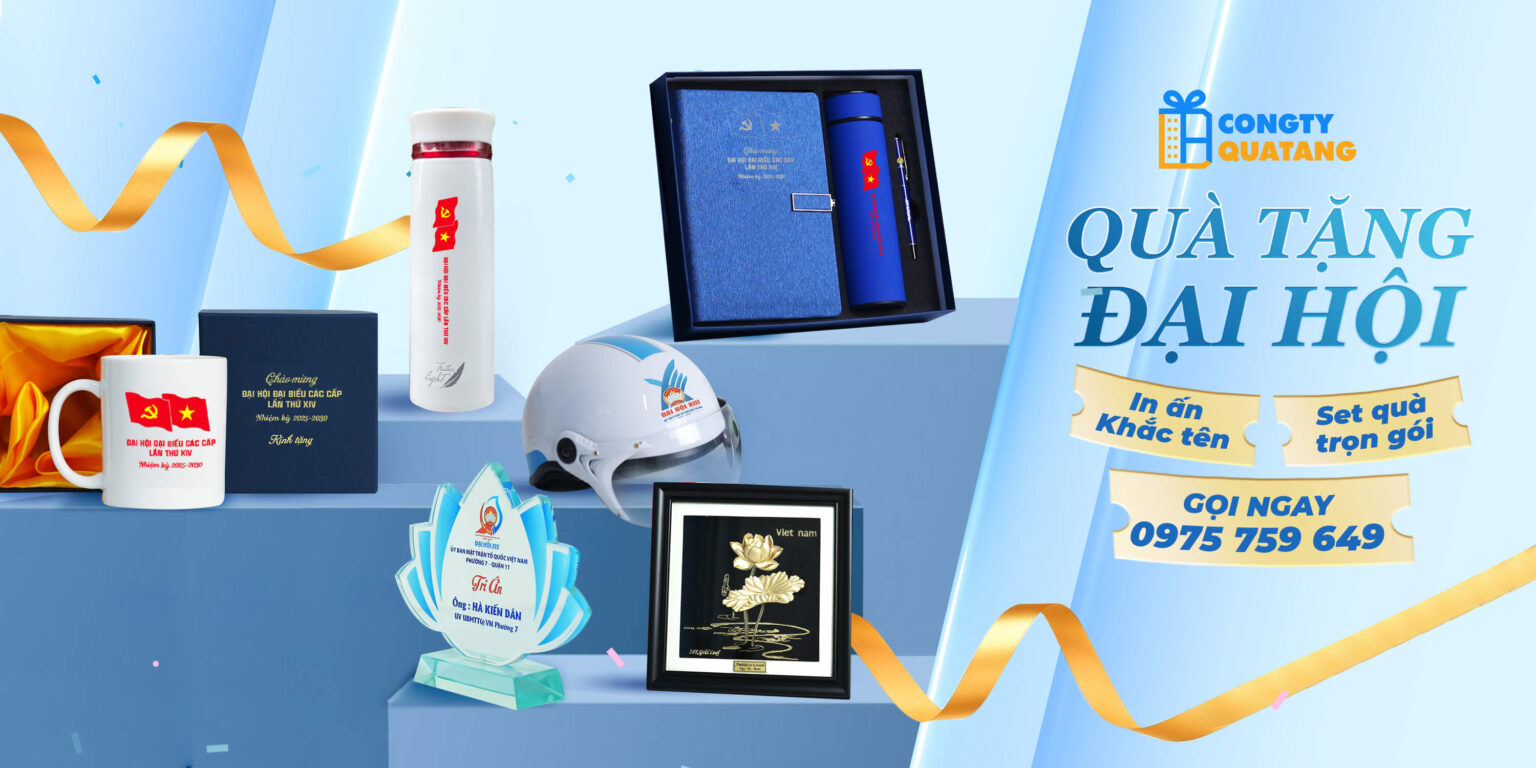 Công ty Quà tặng DTH chuyên cung cấp quà đại hội Đảng uy tín tại HCM