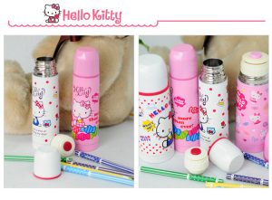Bình Giữ Nhiệt Lock&Lock Hello Kitty Lovely Dot HKT300W (220ml)