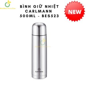 Bình Giữ Nhiệt 500ml Carlmann Inox - BES523 1