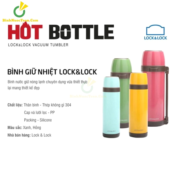 Bình Giữ Nhiệt LocknLock LHC1448 City Vacuum Bottle (Olympic) Montreal 700ml 10
