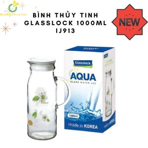 Bình Nước Thủy Tinh Glasslock 1000ml IJ913 In Logo Làm Quà Tặng 1