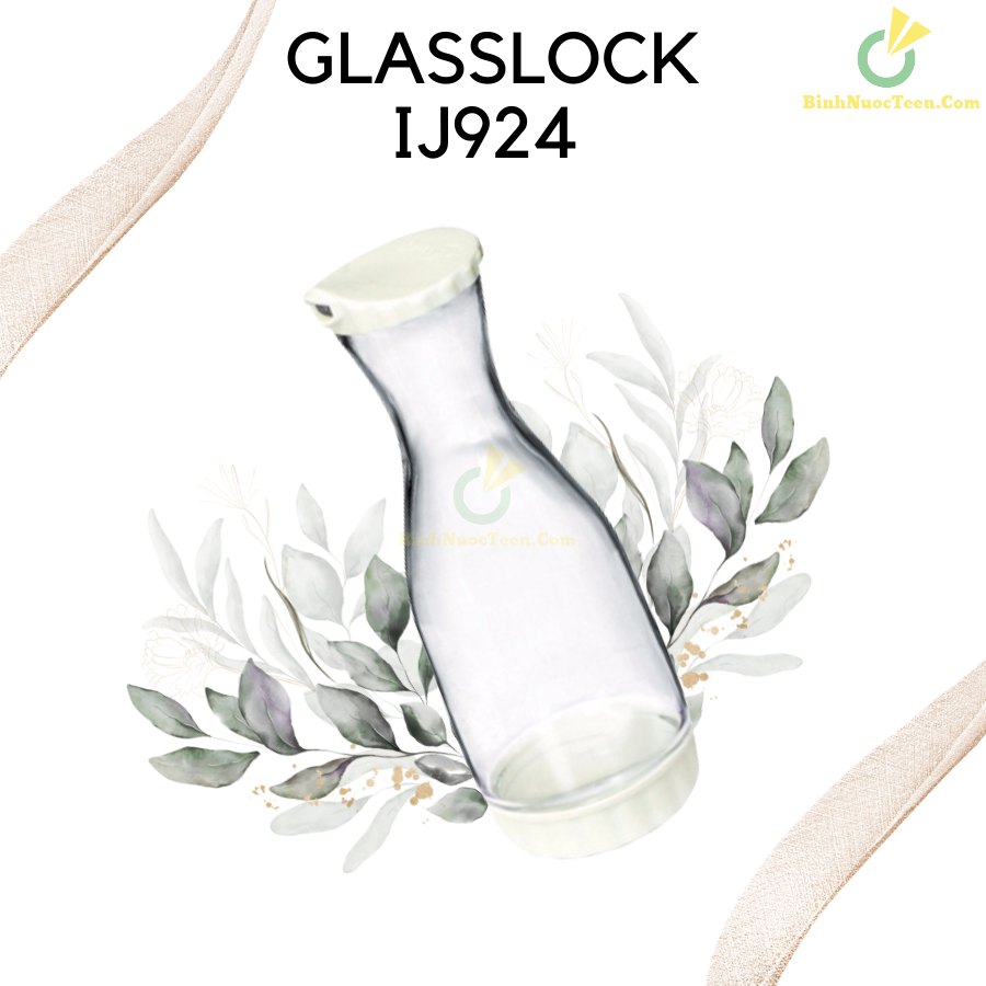 Bình Thủy Tinh Glasslock 1000ml IJ924 In Logo 5