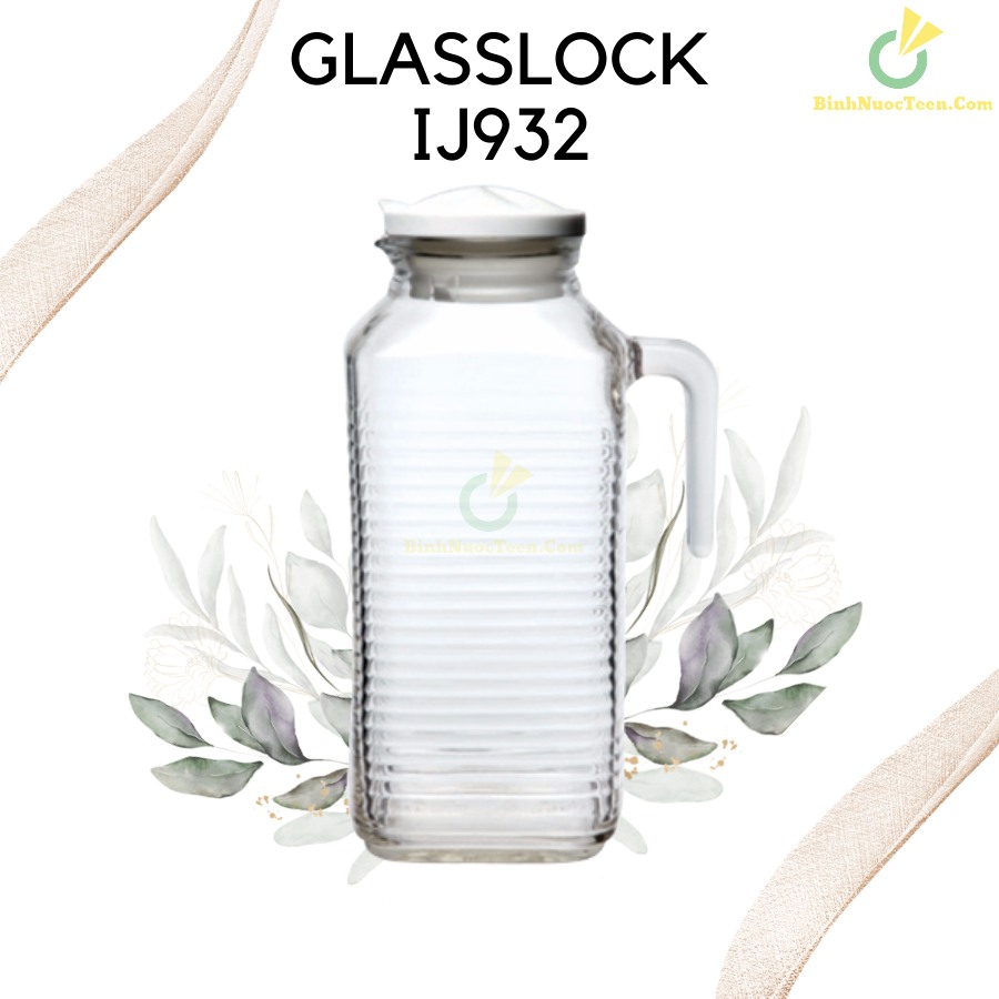Bình Thủy Tinh Glasslock 1800ml IJ932 In Logo Sang Trọng 3