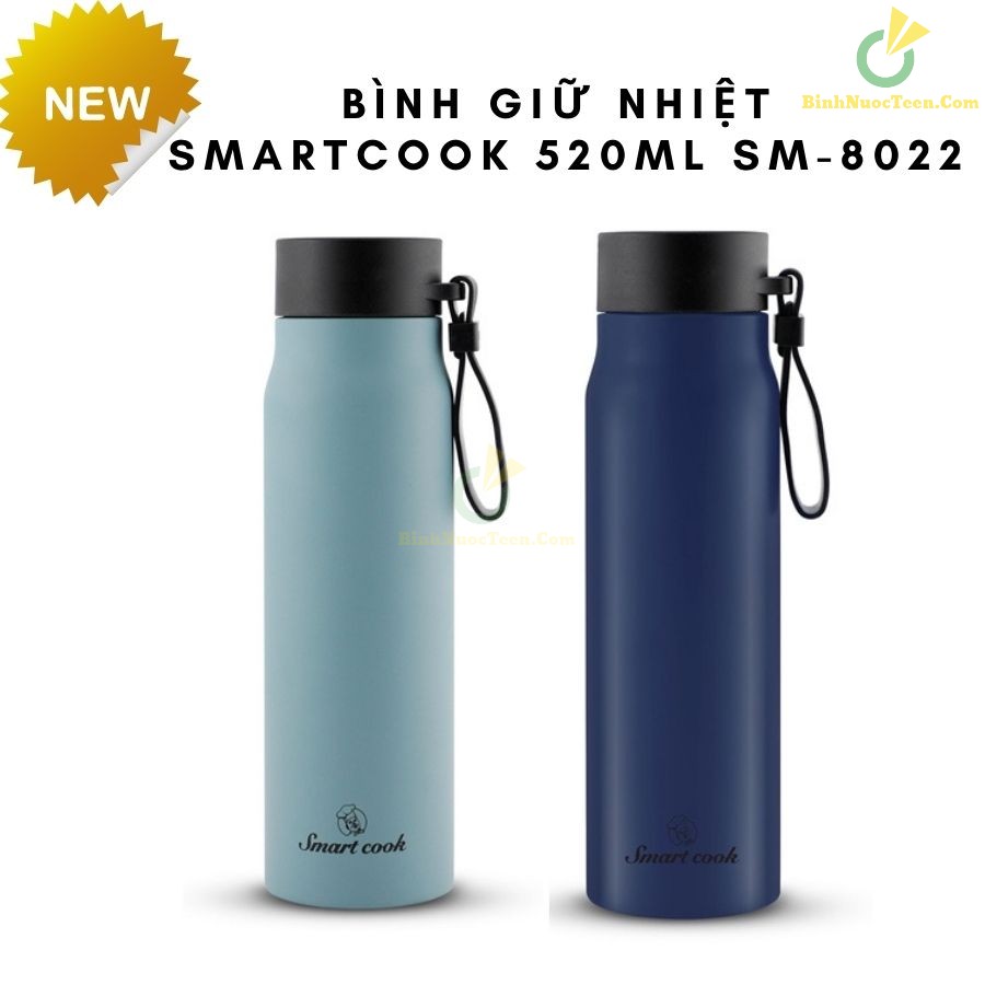 Bình Giữ Nhiệt Smartcook 520ml SM-8022 Inox 304
