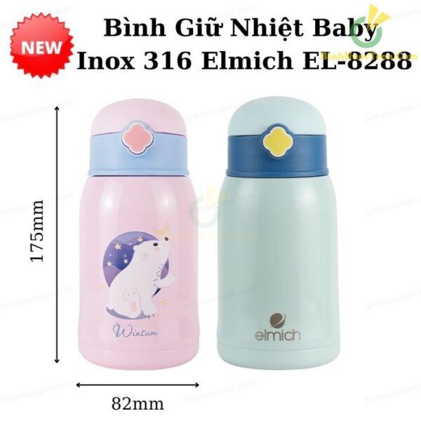 Bình Giữ Nhiệt Elmich Baby Inox 316 480ml EL-8288 31