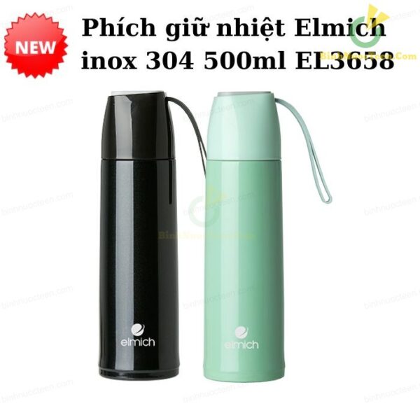 Bình giữ nhiệt Elmich inox 304 500ml EL3658