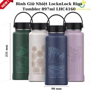 Bình Giữ Nhiệt Lock&Lock 897ml RigaTumbler Vietnam Edition LHC4160N 7