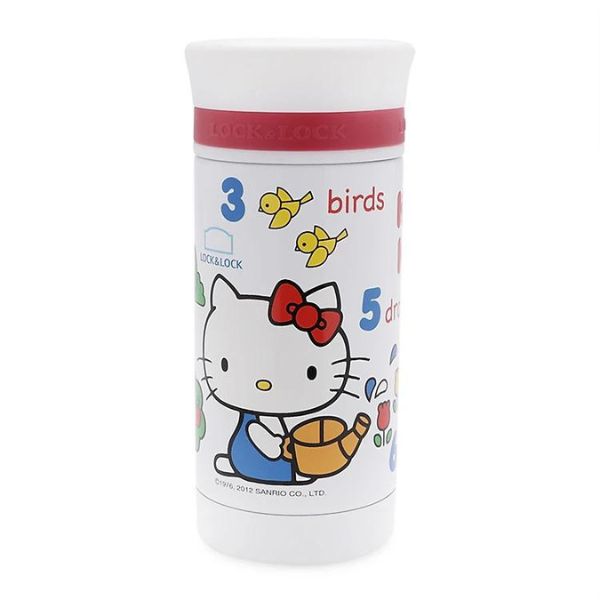 Bình Giữ Nhiệt LocknLock Hello Kitty Clever Number HKT350W (200ml)